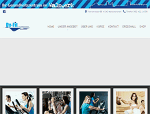 Tablet Screenshot of dy-fit.ch